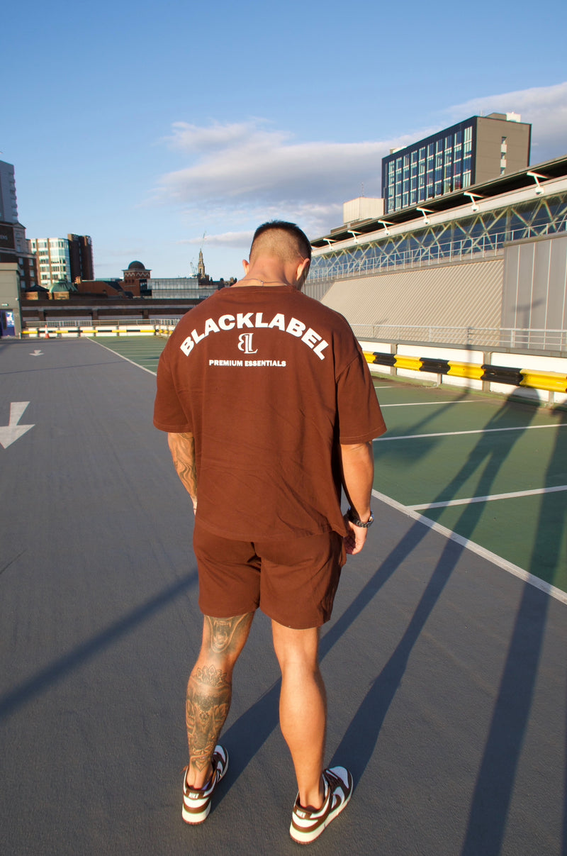 Brown Essential Oversized Tee