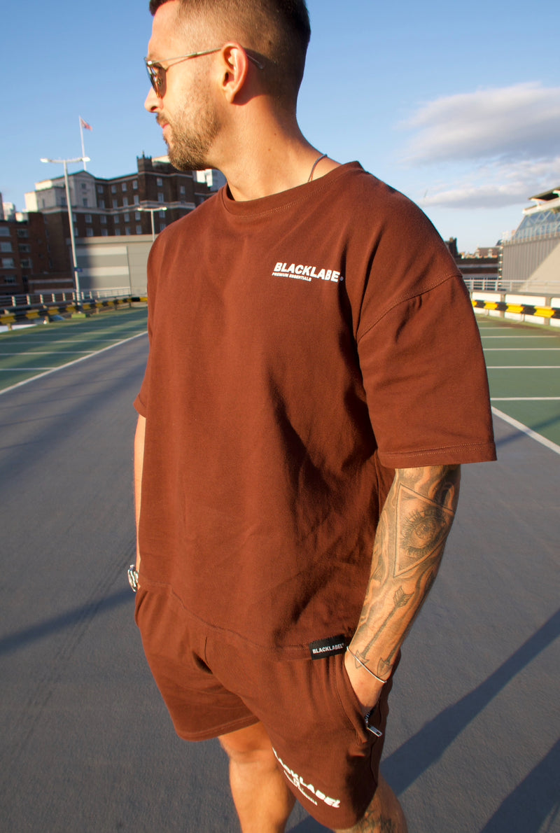 Brown Essential Oversized Tee